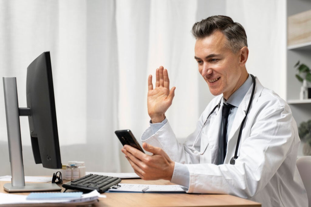Como funciona a telemedicina? | Foto: Freepik.