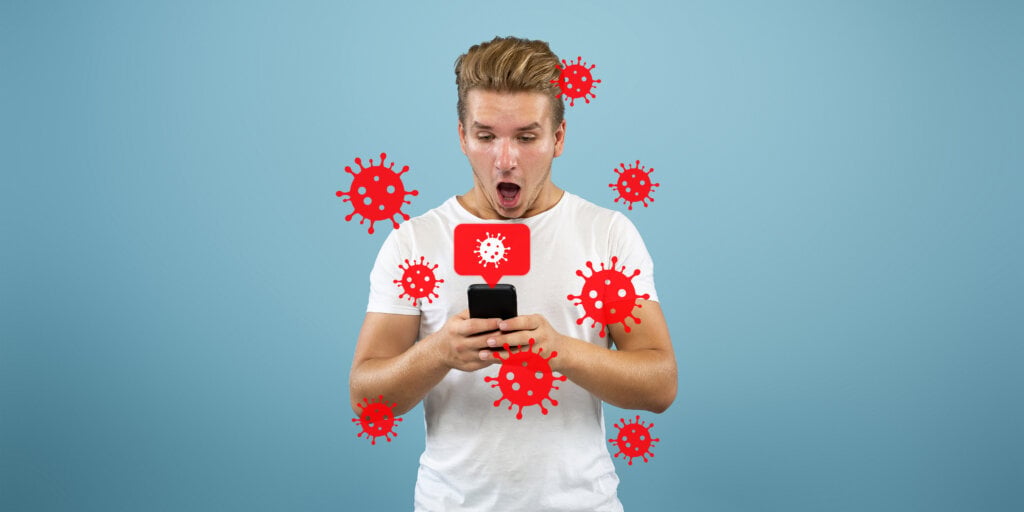 Saiba como proteger seu celular de malwares. | Foto: Freepik.