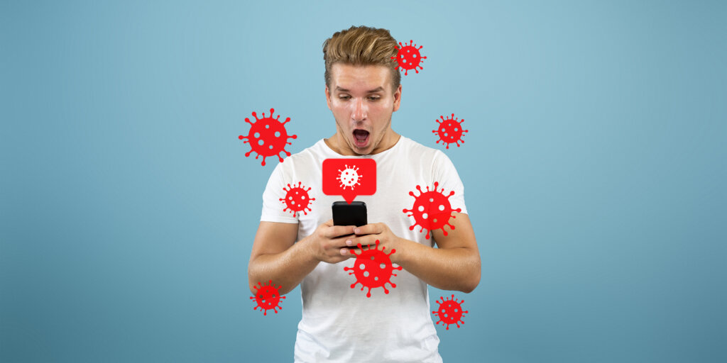 Saiba como proteger seu celular de malwares. | Foto: Freepik.
