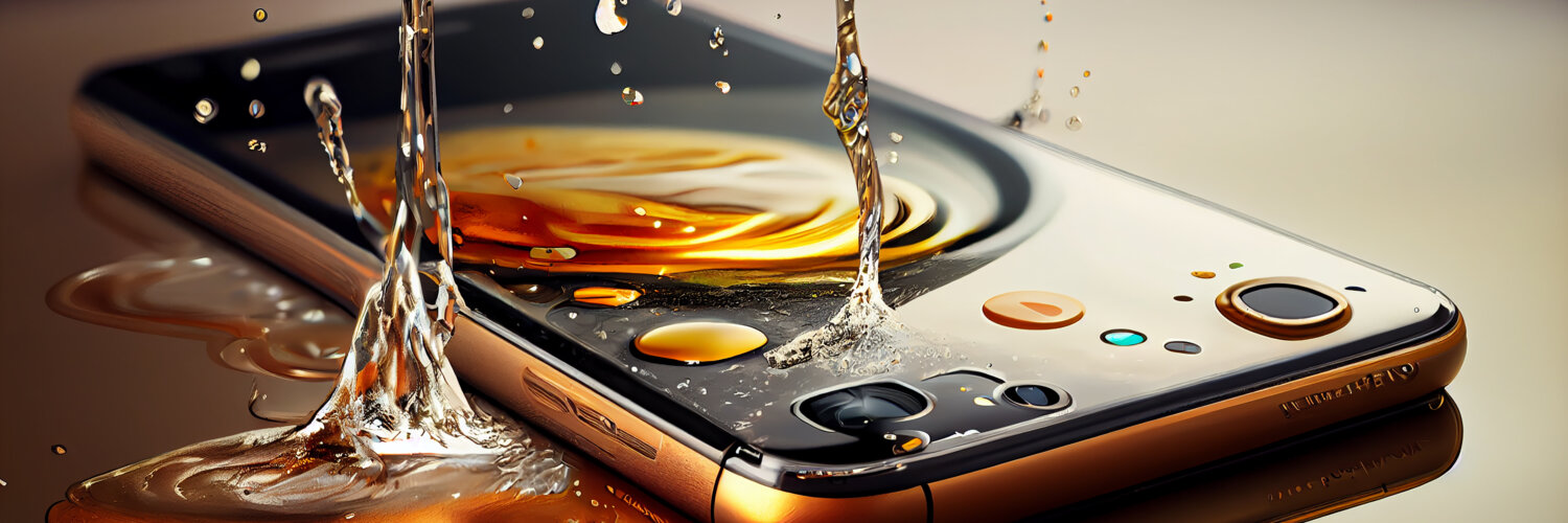 Danos por líquidos no celular? Saiba o que fazer! | Foto: Freepik.